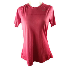 Nike (Nike Running) Drit-Fit Pink Short Sleeve Top Women's Size Large
